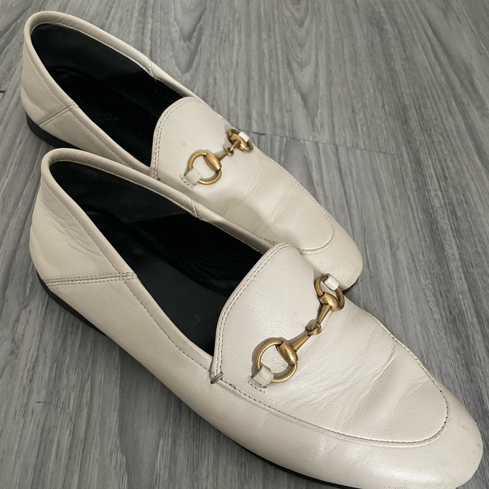Gucci Women's Brixton Leather Horsebit Loafers